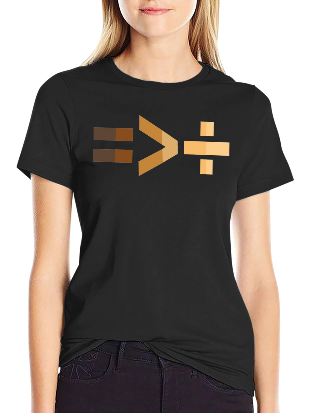 Equality Greater Than Division Mens T-Shirt