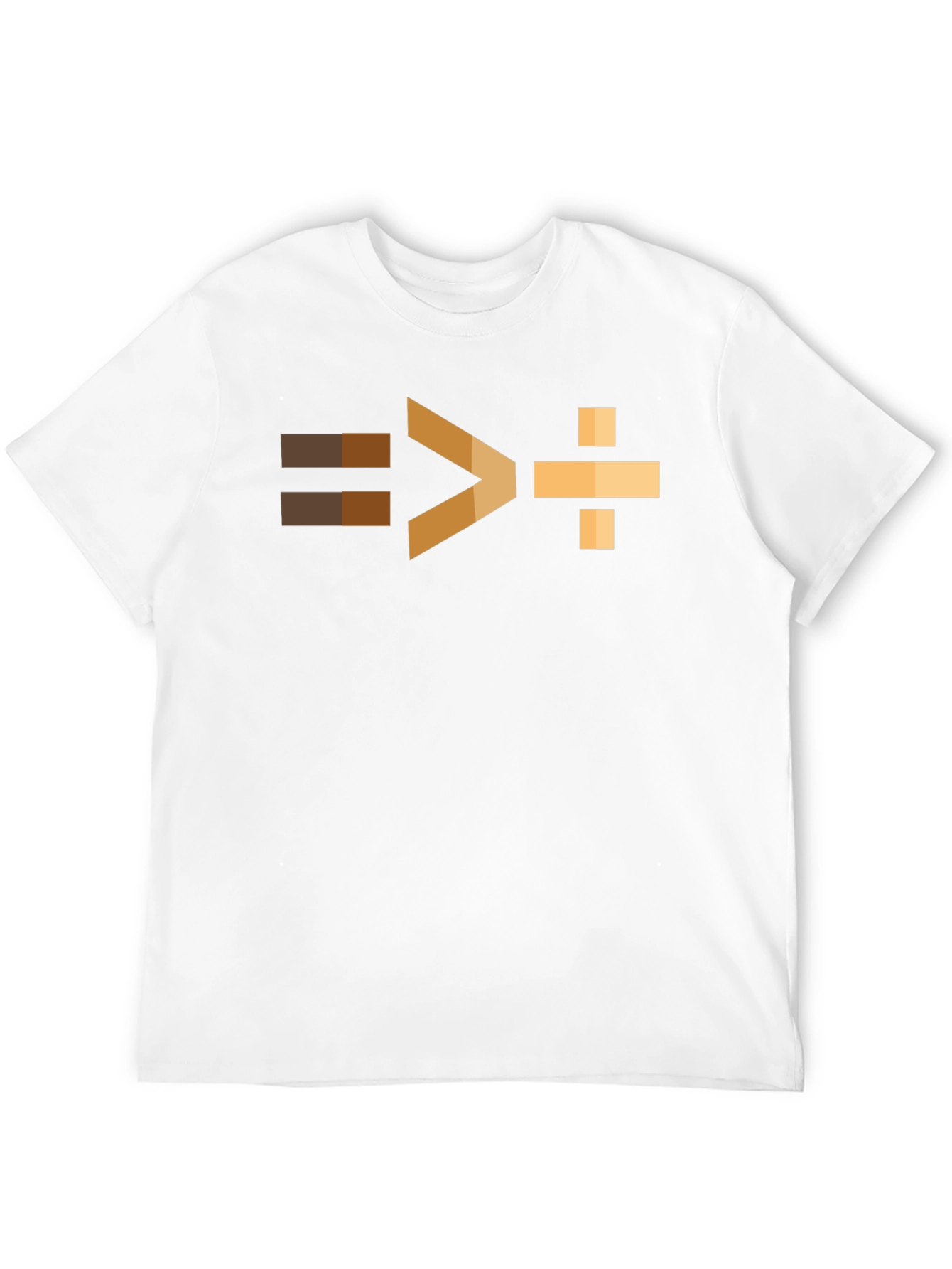 Equality Greater Than Division Mens T-Shirt