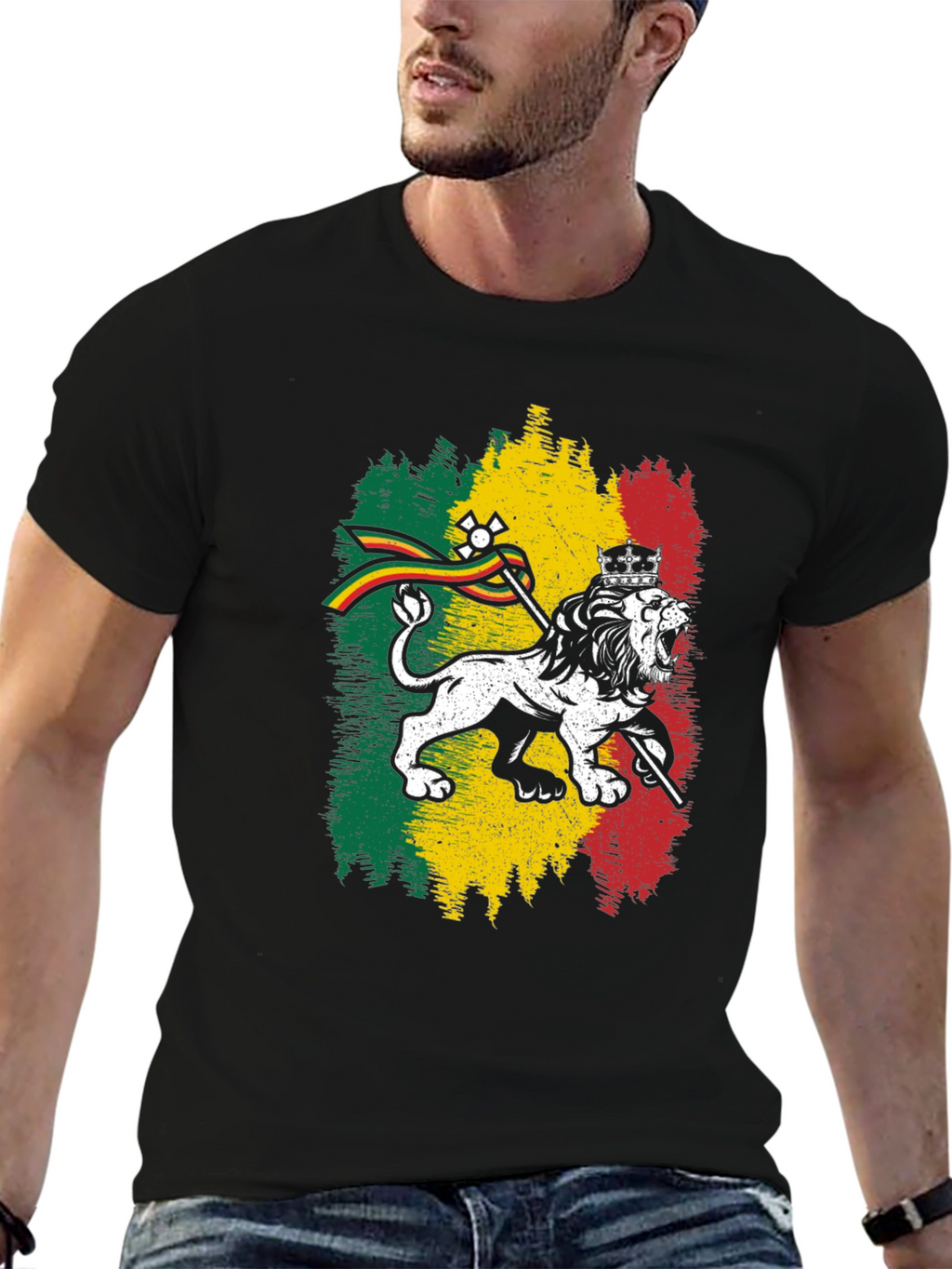 Rasta Lion Crown T-Shirt