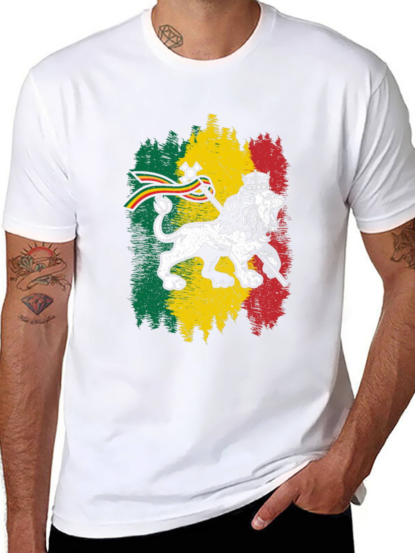 Rasta Lion Crown T-Shirt