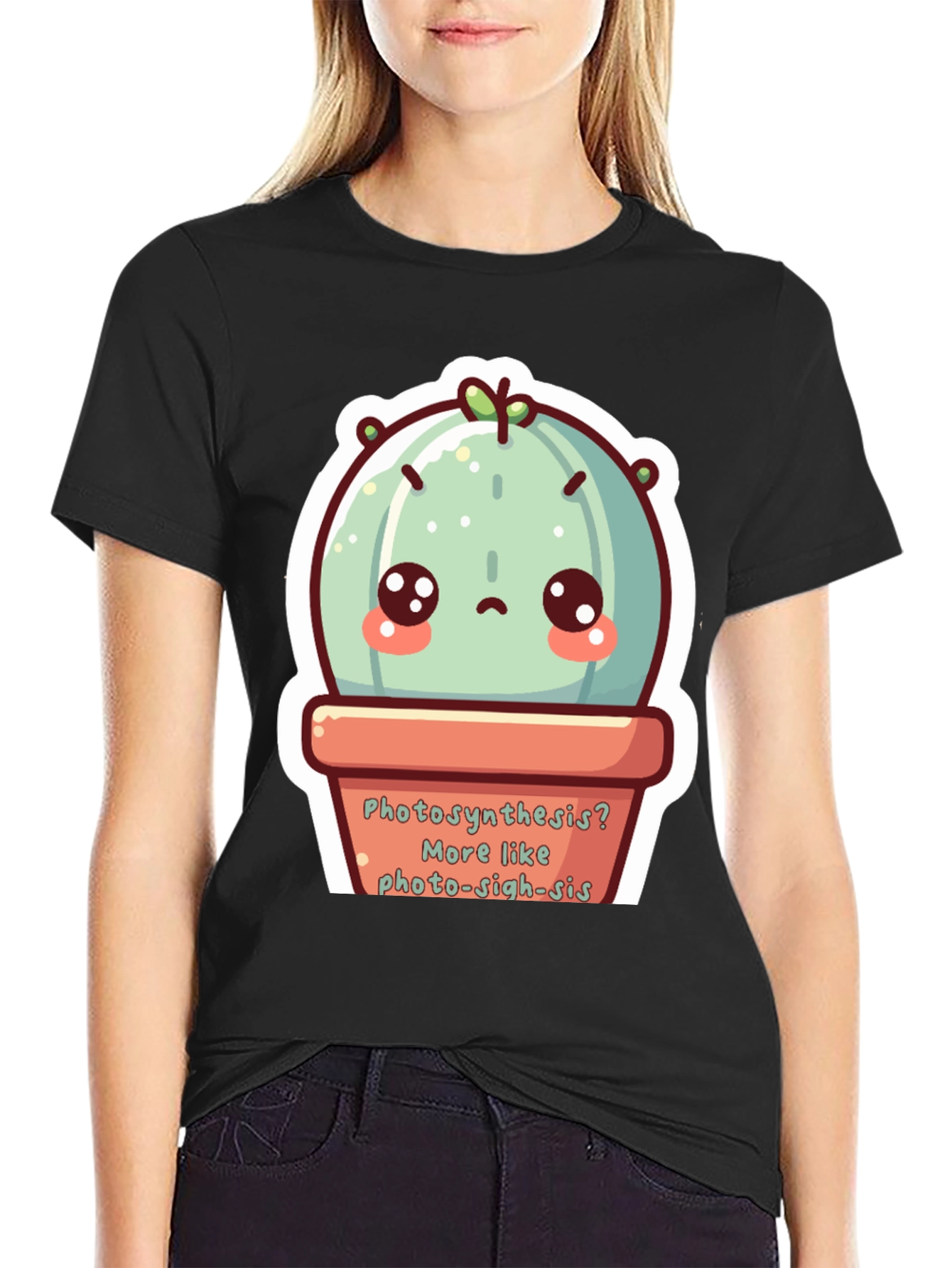 Cute Photo-sigh-sis Cactus T-Shirt