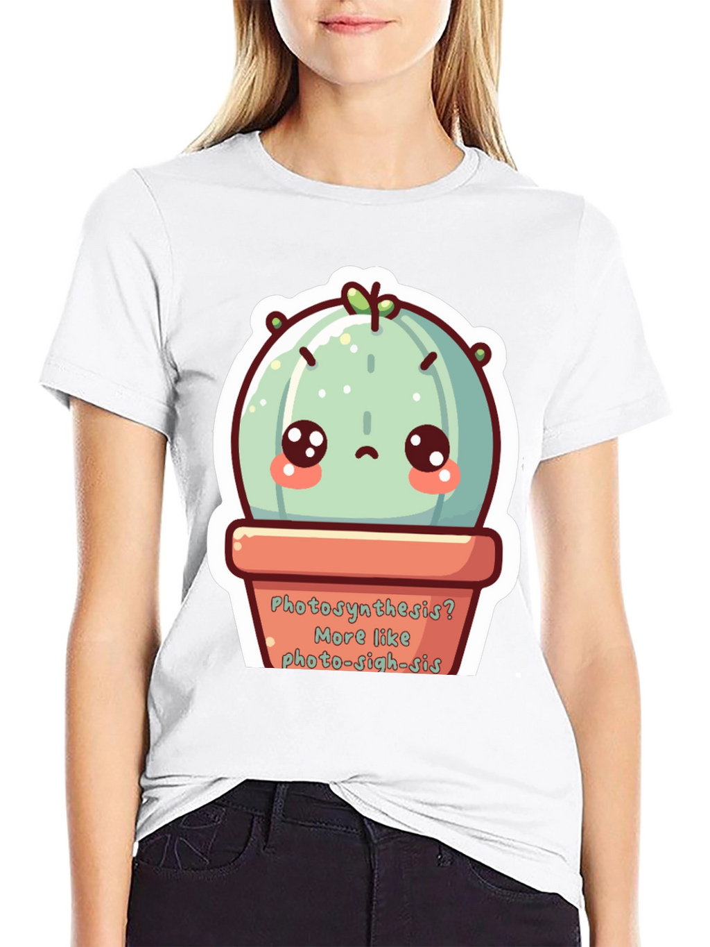 Cute Photo-sigh-sis Cactus T-Shirt