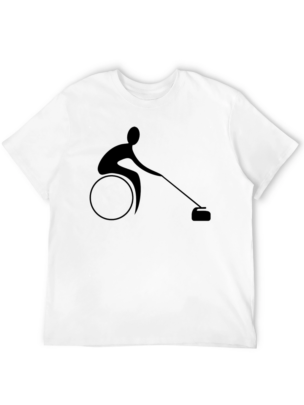 Curling Wheelchair Athlete T-Shirt