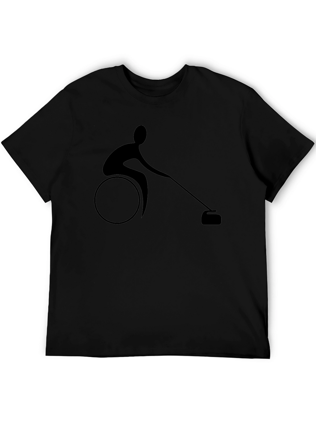 Curling Wheelchair Athlete T-Shirt
