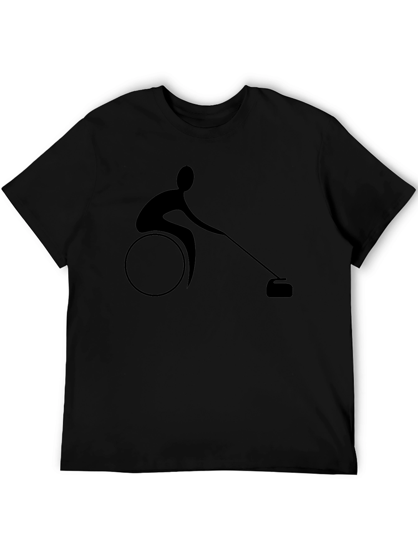 Curling Wheelchair Athlete T-Shirt