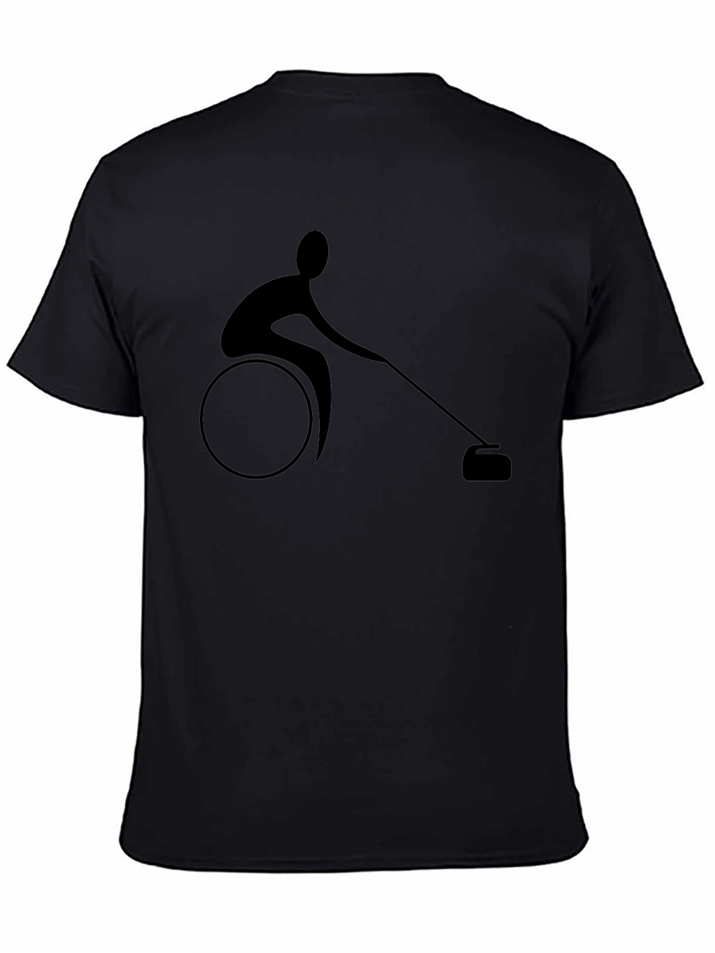 Curling Wheelchair Athlete T-Shirt