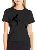 Curling Wheelchair Athlete T-Shirt