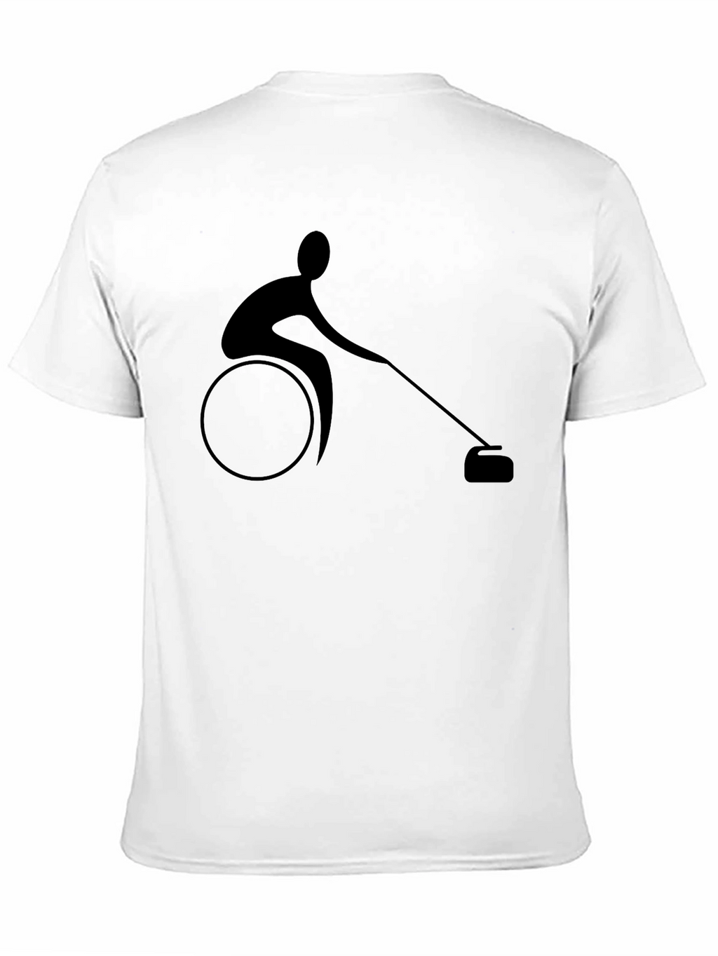 Curling Wheelchair Athlete T-Shirt