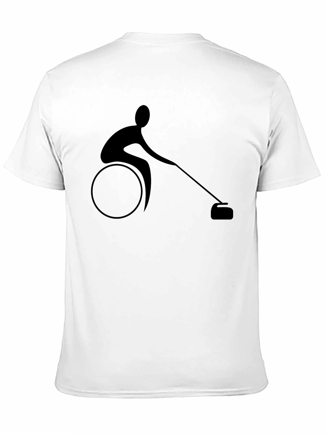 Curling Wheelchair Athlete T-Shirt