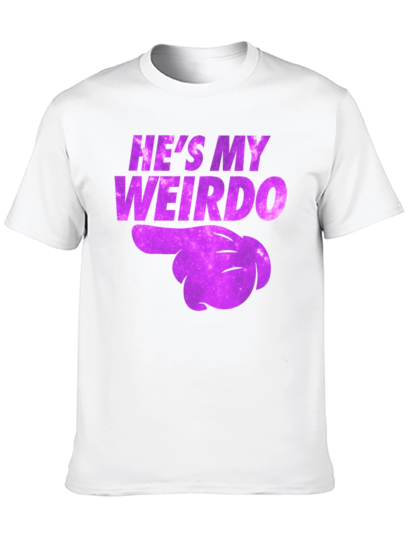 Hes My Weirdo Graphic Tee - Fun Couples T-Shirt