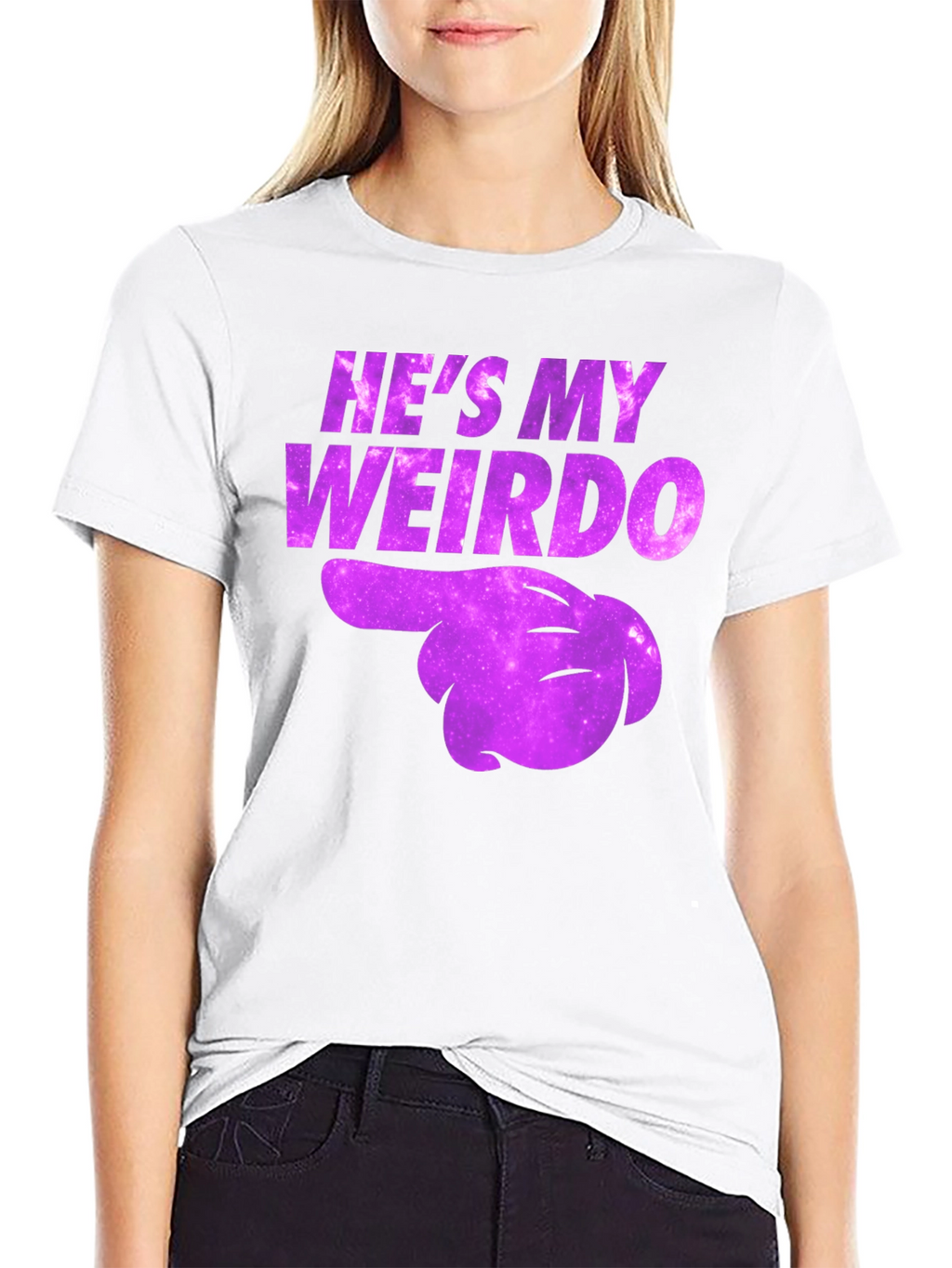Hes My Weirdo Graphic Tee - Fun Couples T-Shirt