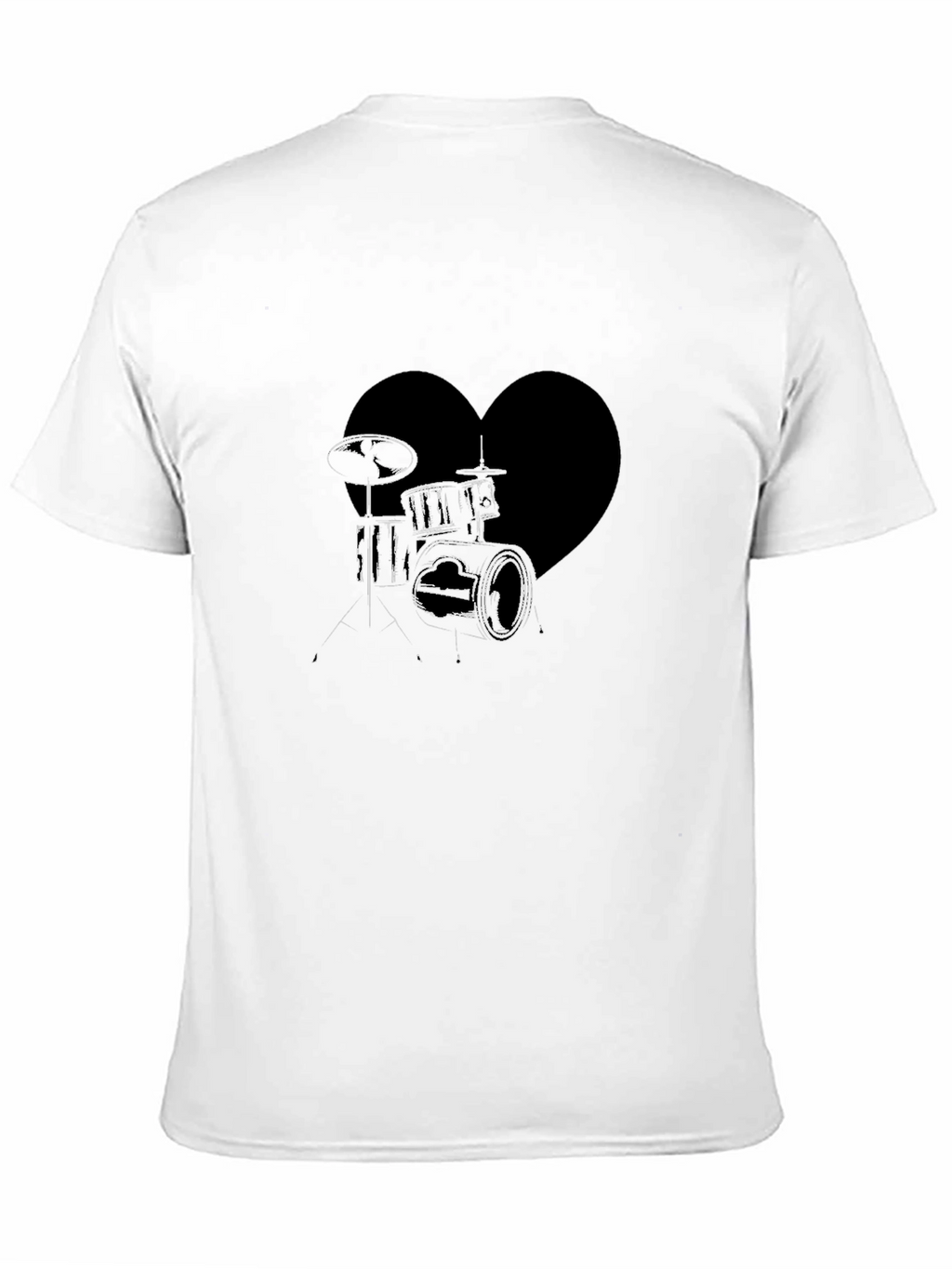 Drum Heartbeat T-Shirt - Music Lover Tee