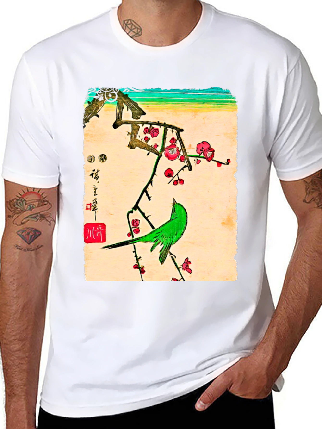 Bird & Blossom Graphic Tee