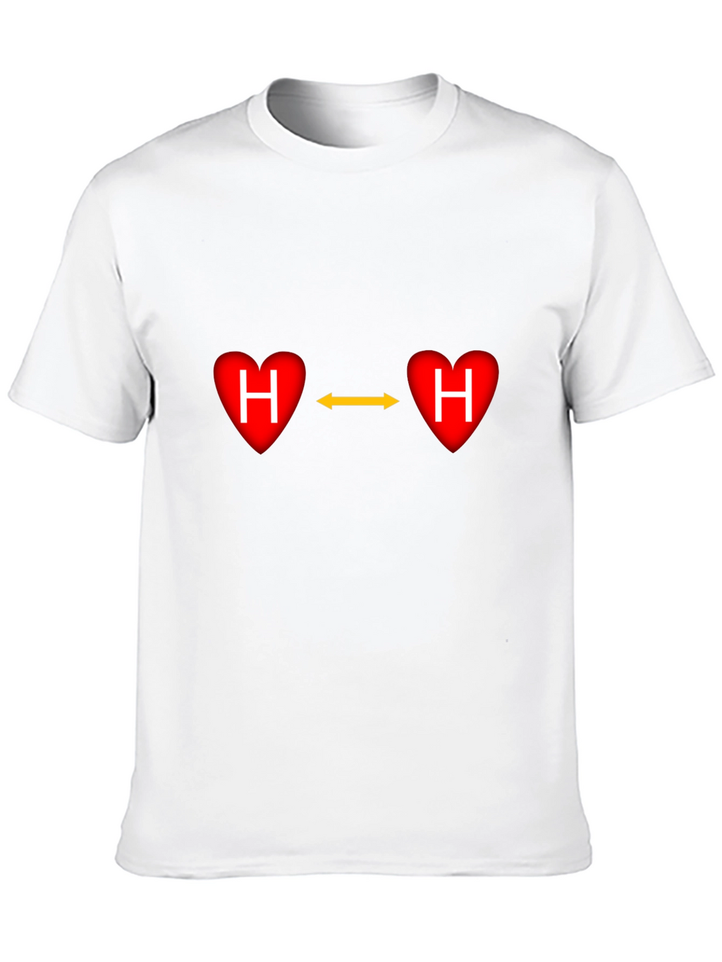 Hydrogen Bond Heart T-Shirt - Love Connection
