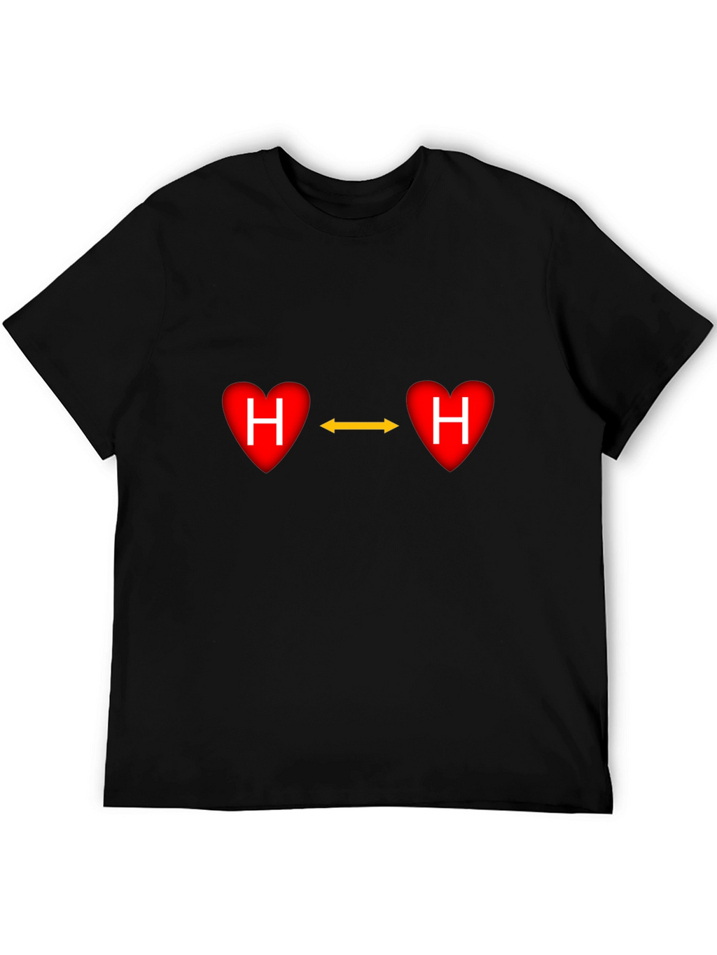 Hydrogen Bond Heart T-Shirt - Love Connection