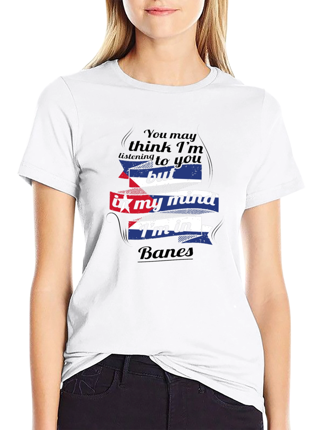 Banes Cuba Mind T-Shirt - Black Crew Neck Tee