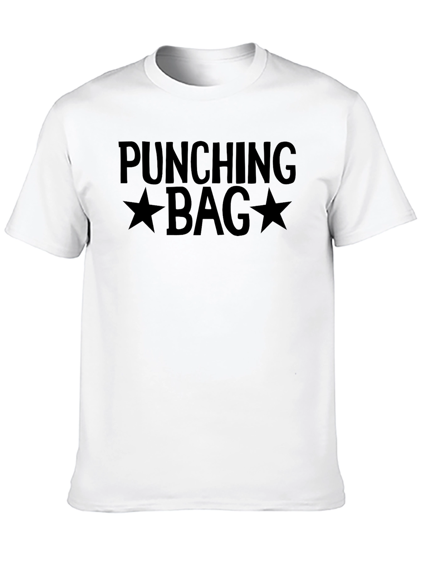 Punching Bag Graphic Tee - Mens Black Cotton T-Shirt