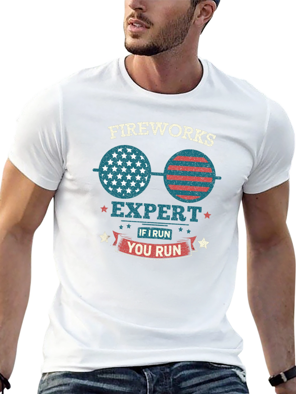 Fireworks Expert Graphic T-Shirt