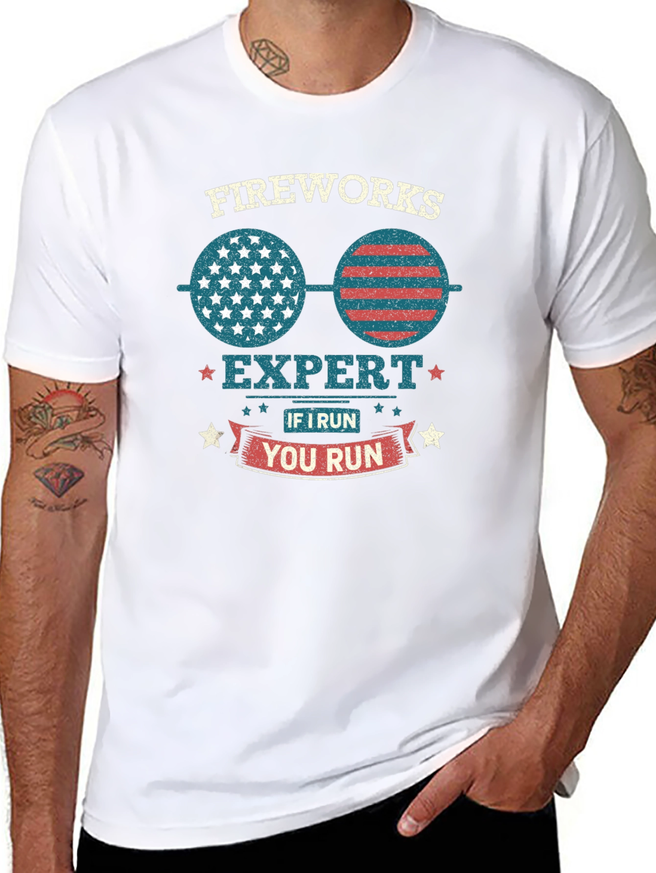 Fireworks Expert Graphic T-Shirt