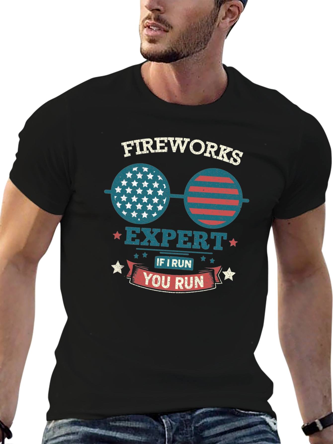Fireworks Expert Graphic T-Shirt