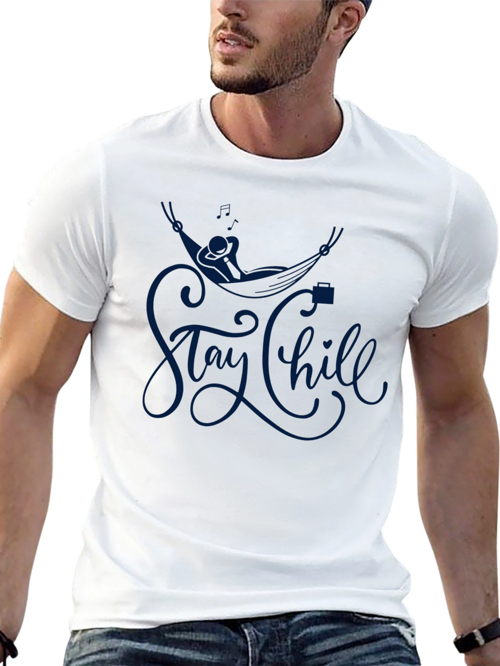 Stay Chill Graphic Tee - Relaxed Fit