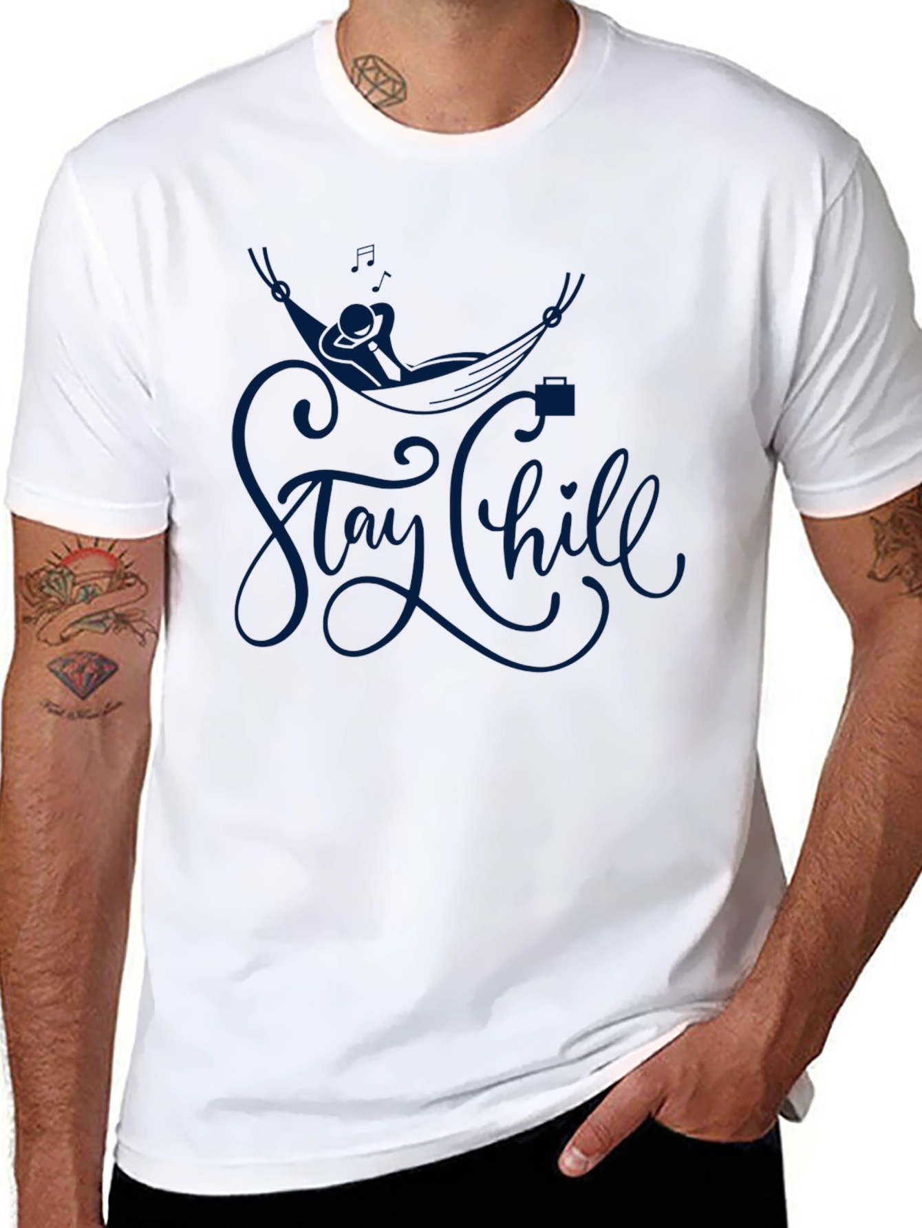 Stay Chill Graphic Tee - Relaxed Fit