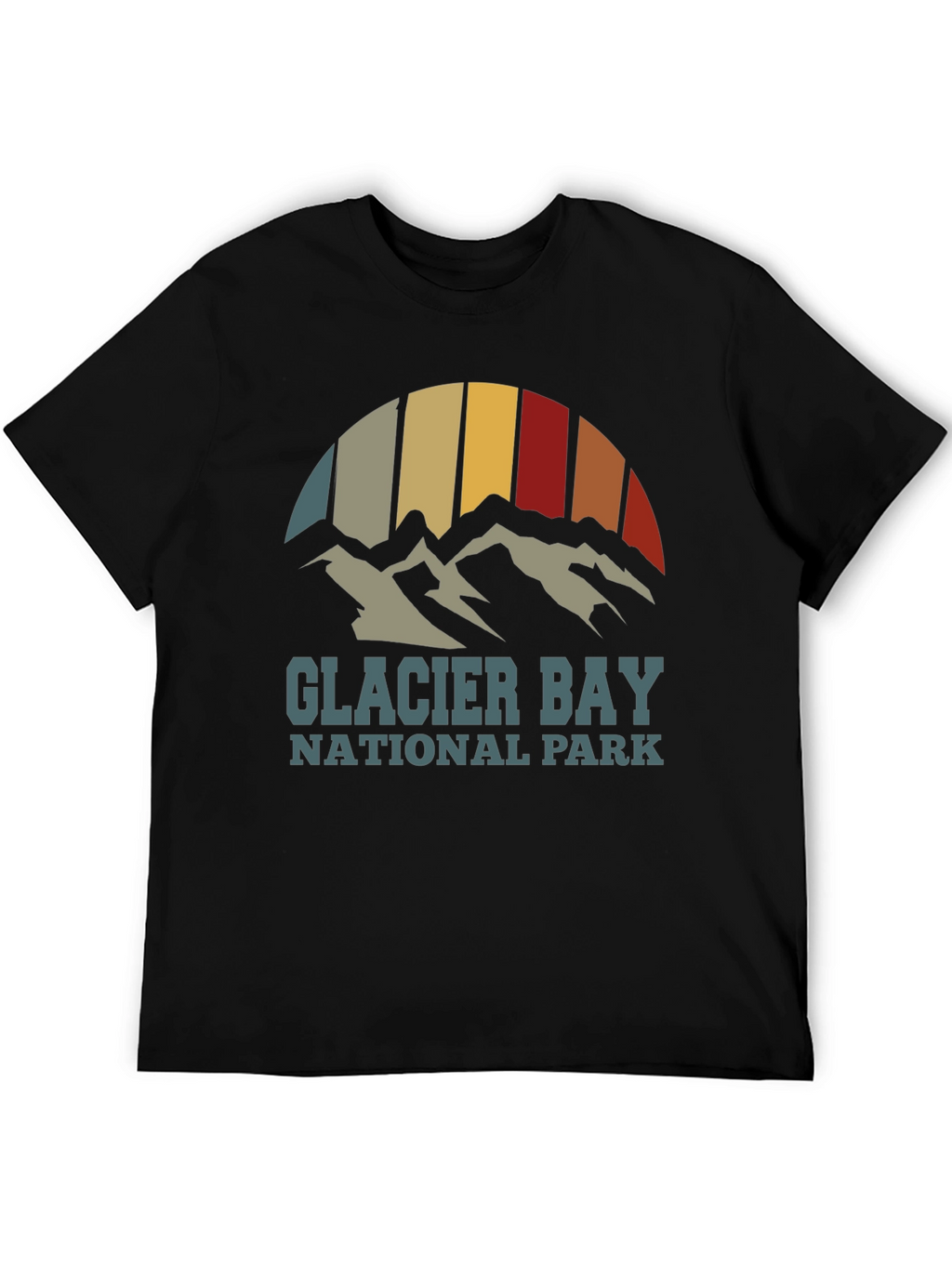 Glacier Bay National Park T-Shirt - Retro Style