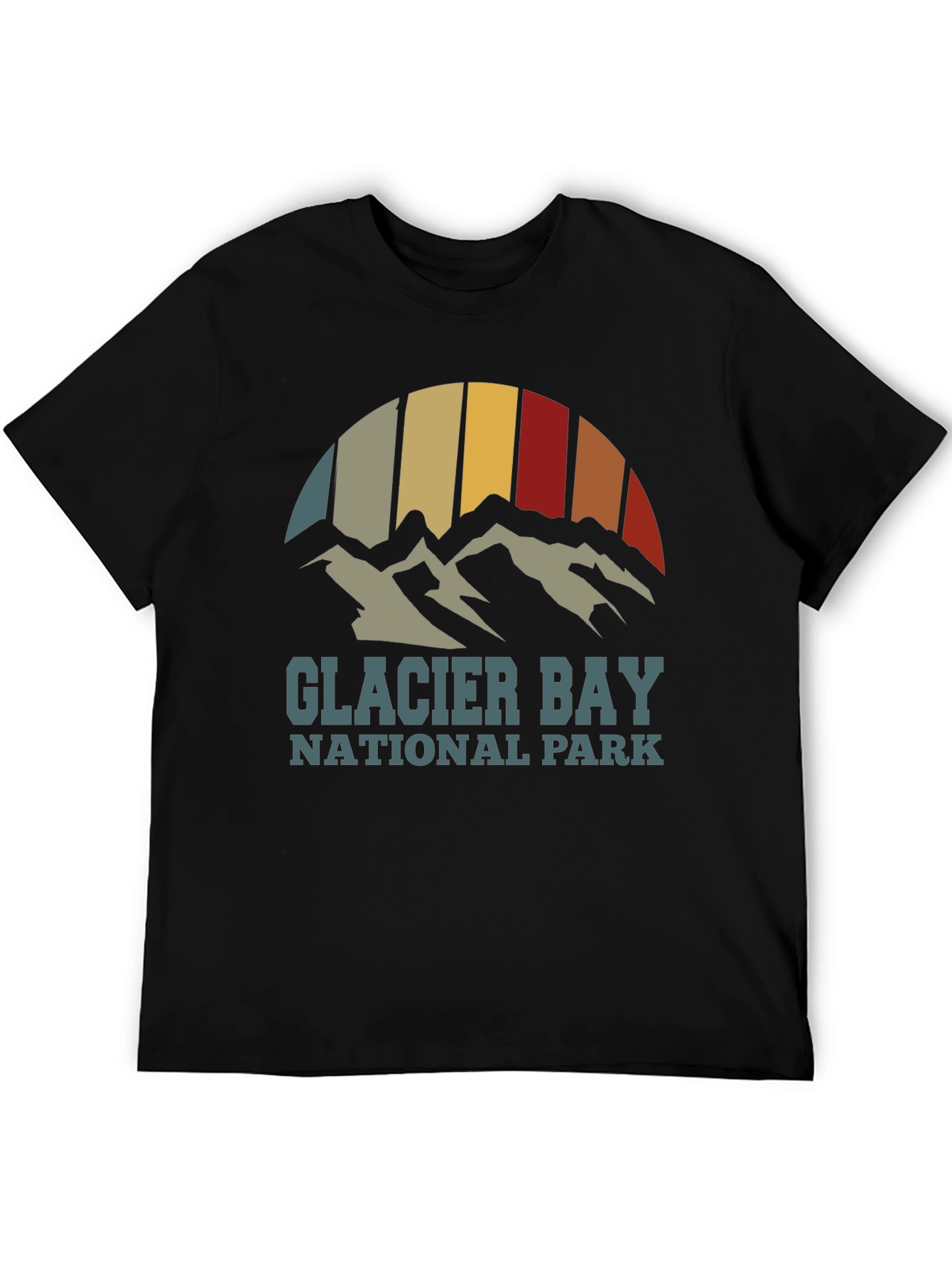 Glacier Bay National Park T-Shirt - Retro Style