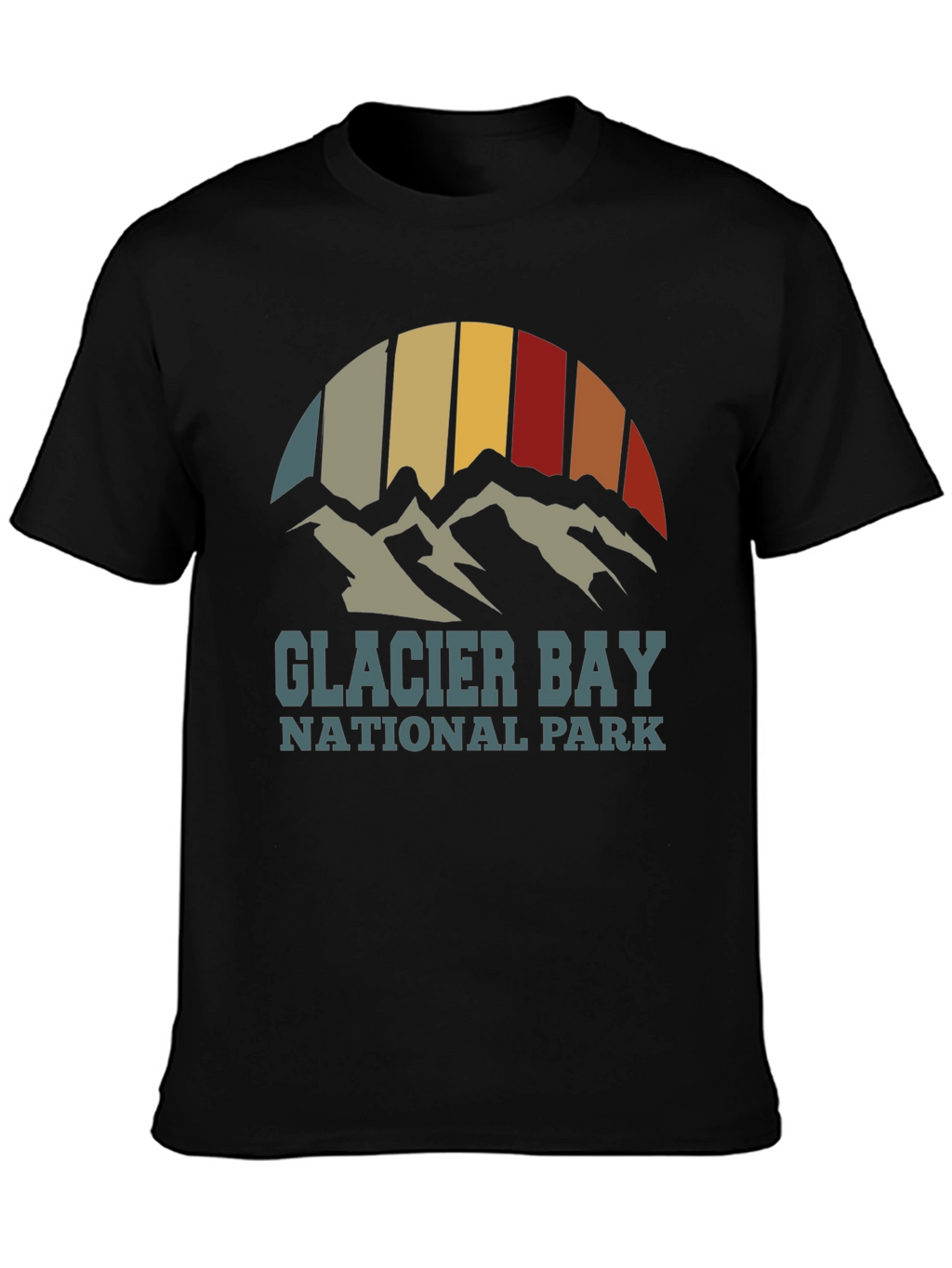 Glacier Bay National Park T-Shirt - Retro Style