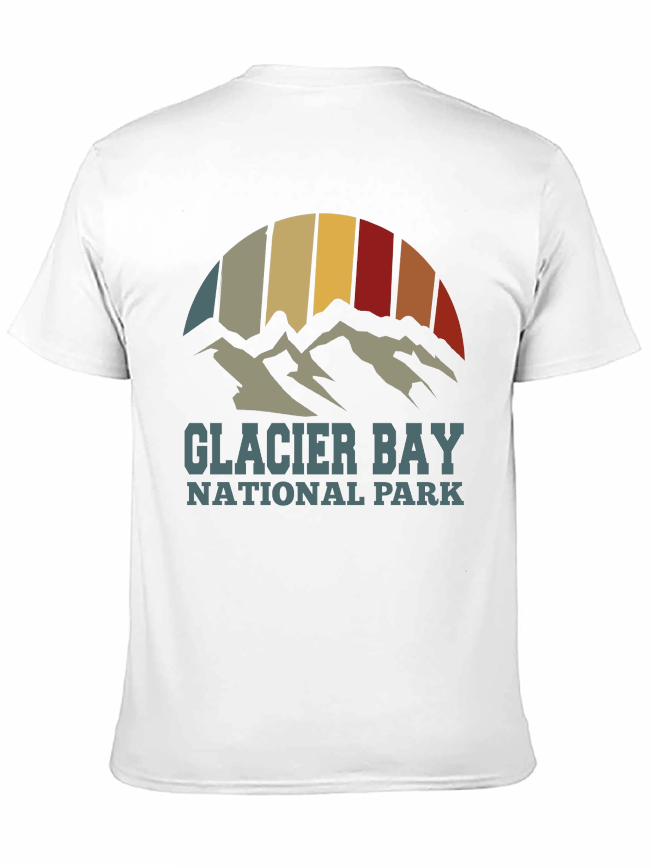 Glacier Bay National Park T-Shirt - Retro Style
