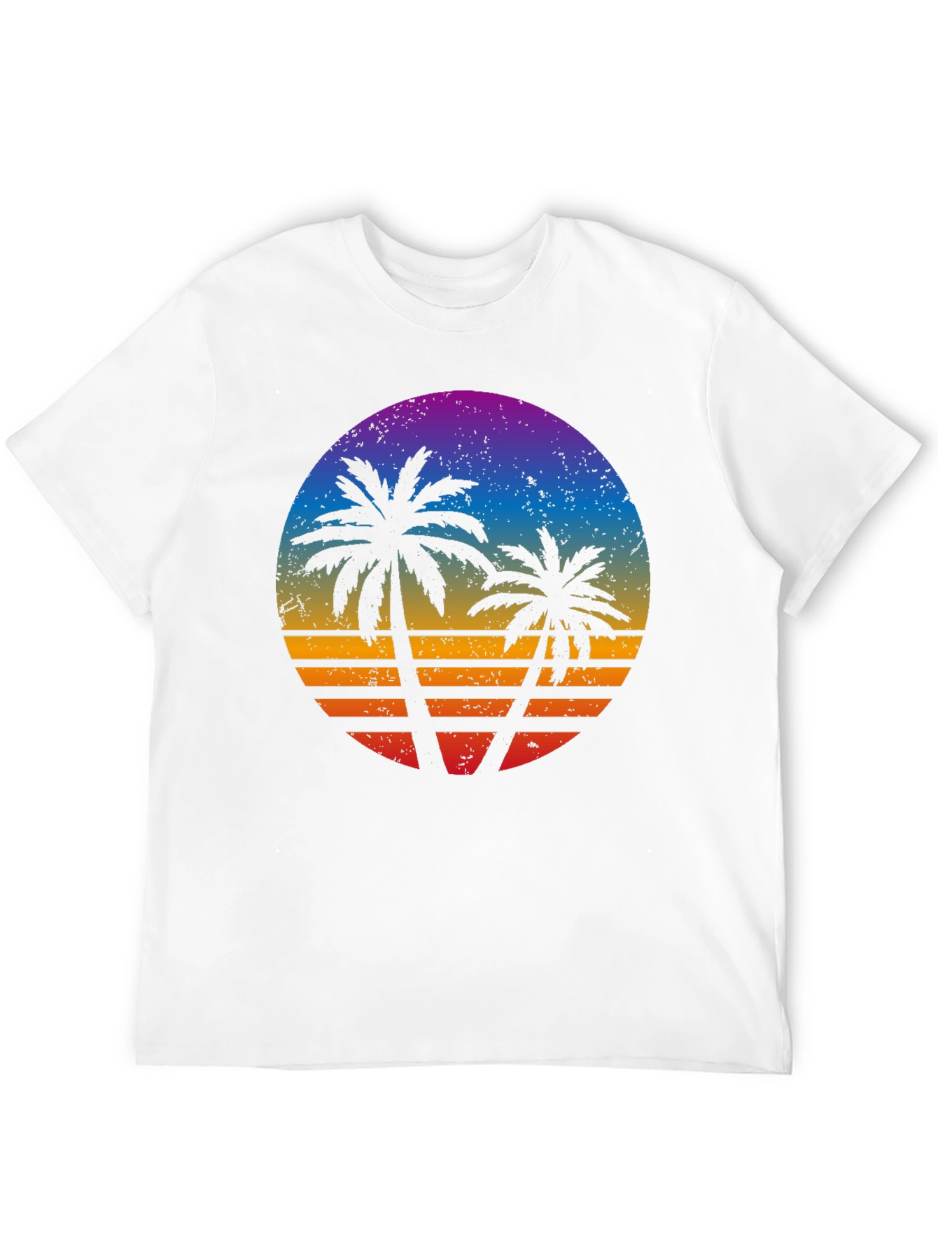 Retro Sunset Palm Tree T-Shirt