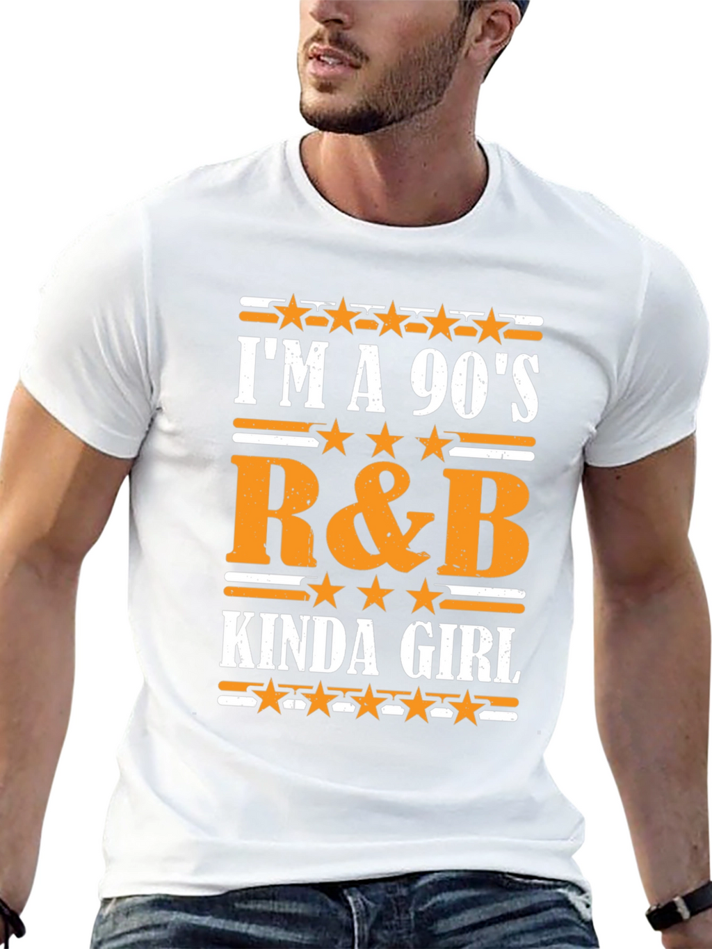 90s R&B Kinda Girl T-Shirt - Retro Music Tee