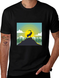Mountain Goat Graphic T-Shirt - Black