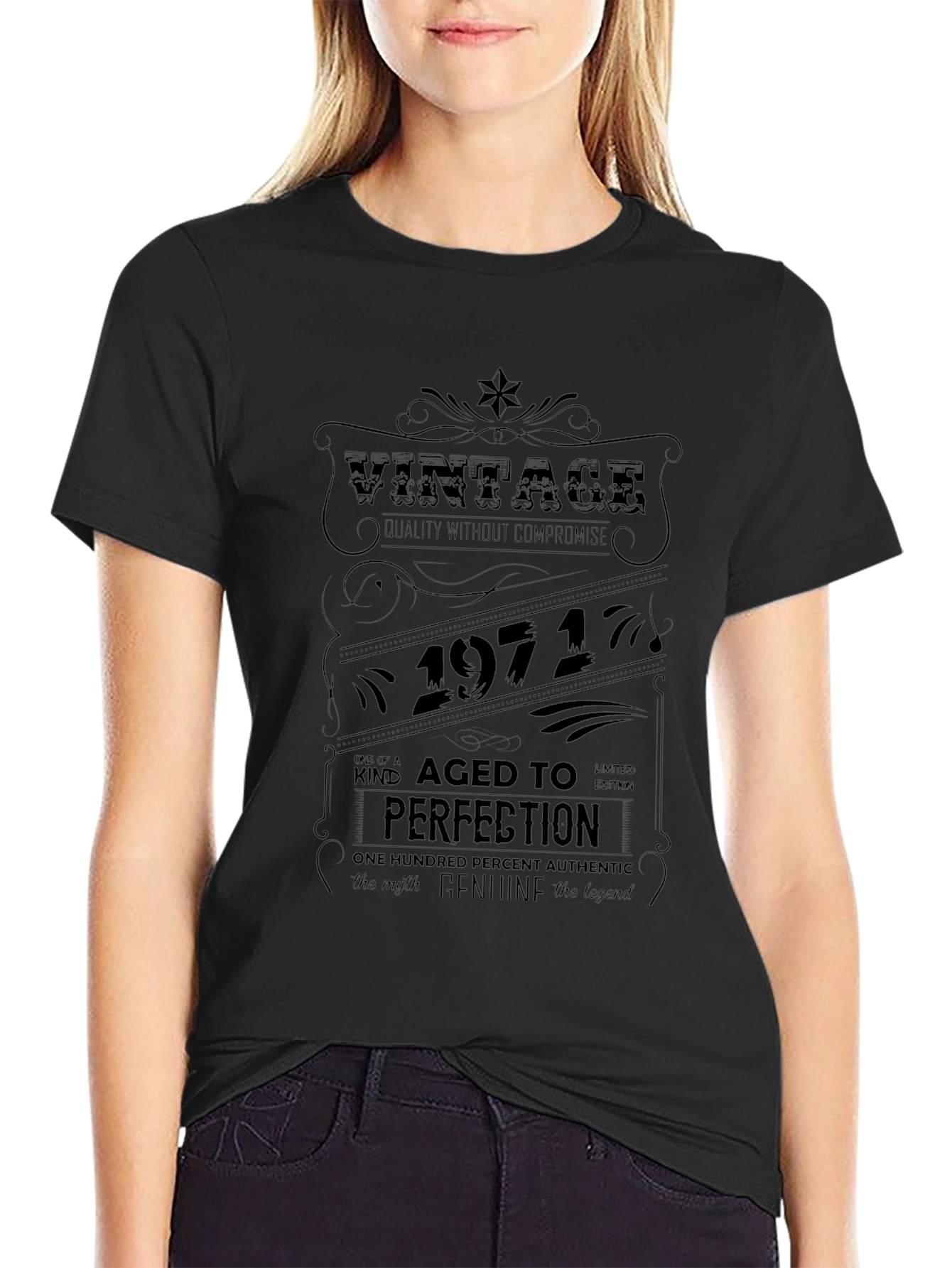 Vintage 1971 Aged to Perfection T-Shirt
