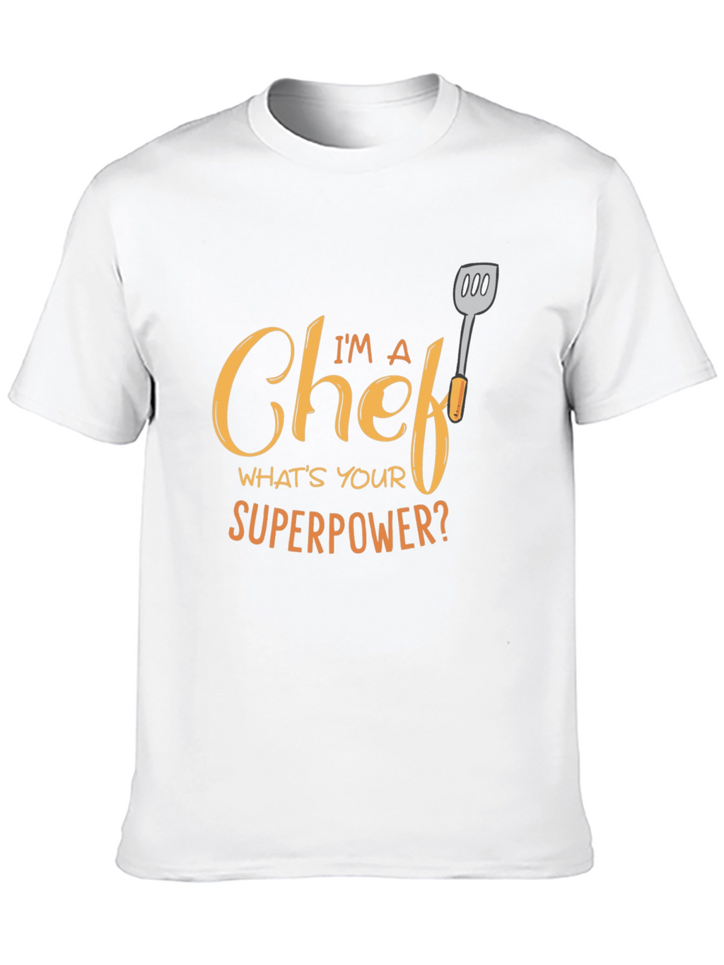 Chef Superpower Graphic Tee - Black Cotton T-Shirt