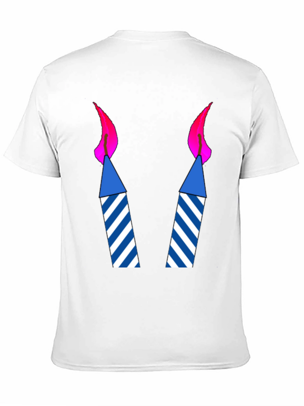 Birthday Candles Graphic Tee - Celebration Shirt