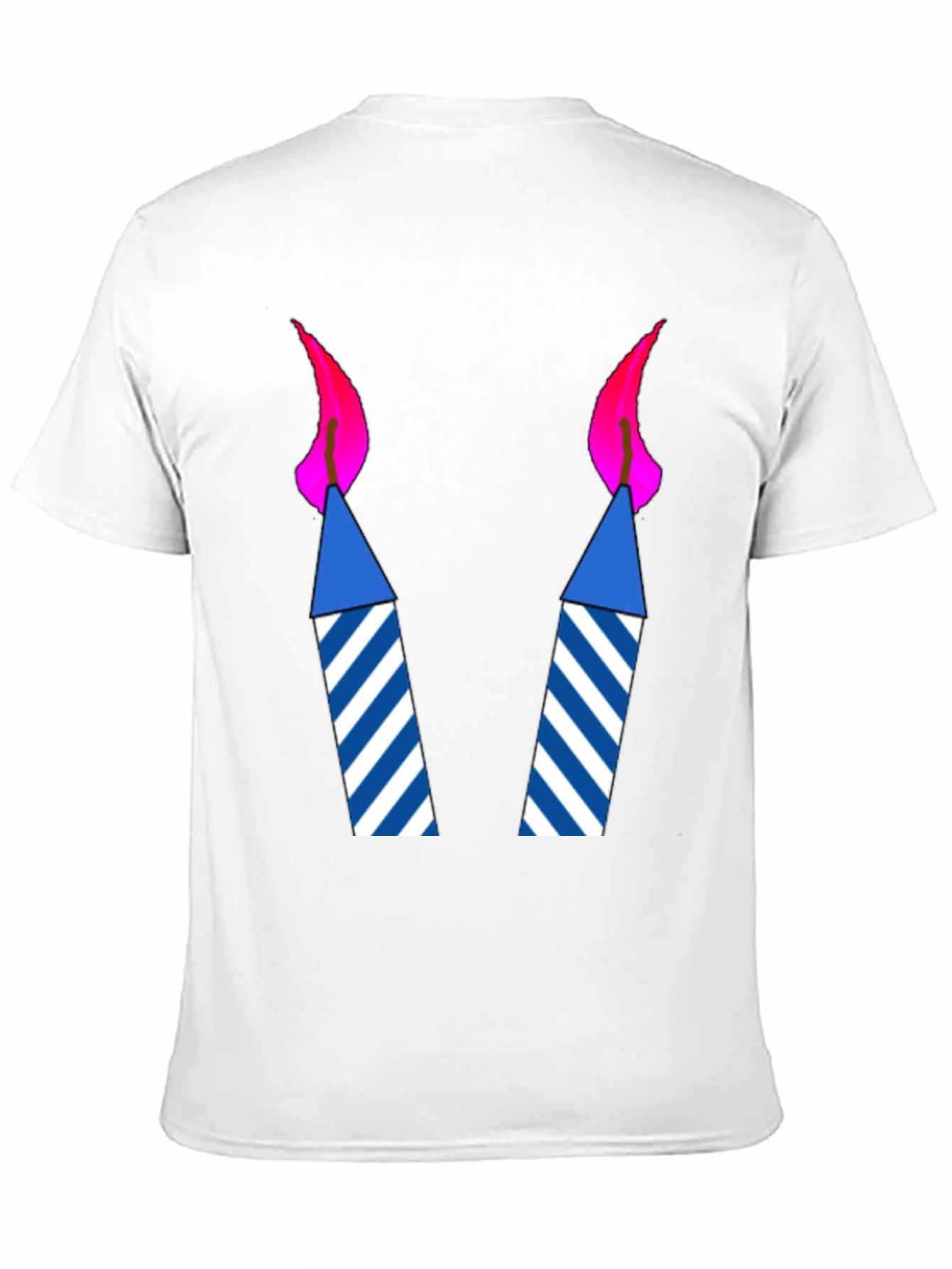 Birthday Candles Graphic Tee - Celebration Shirt