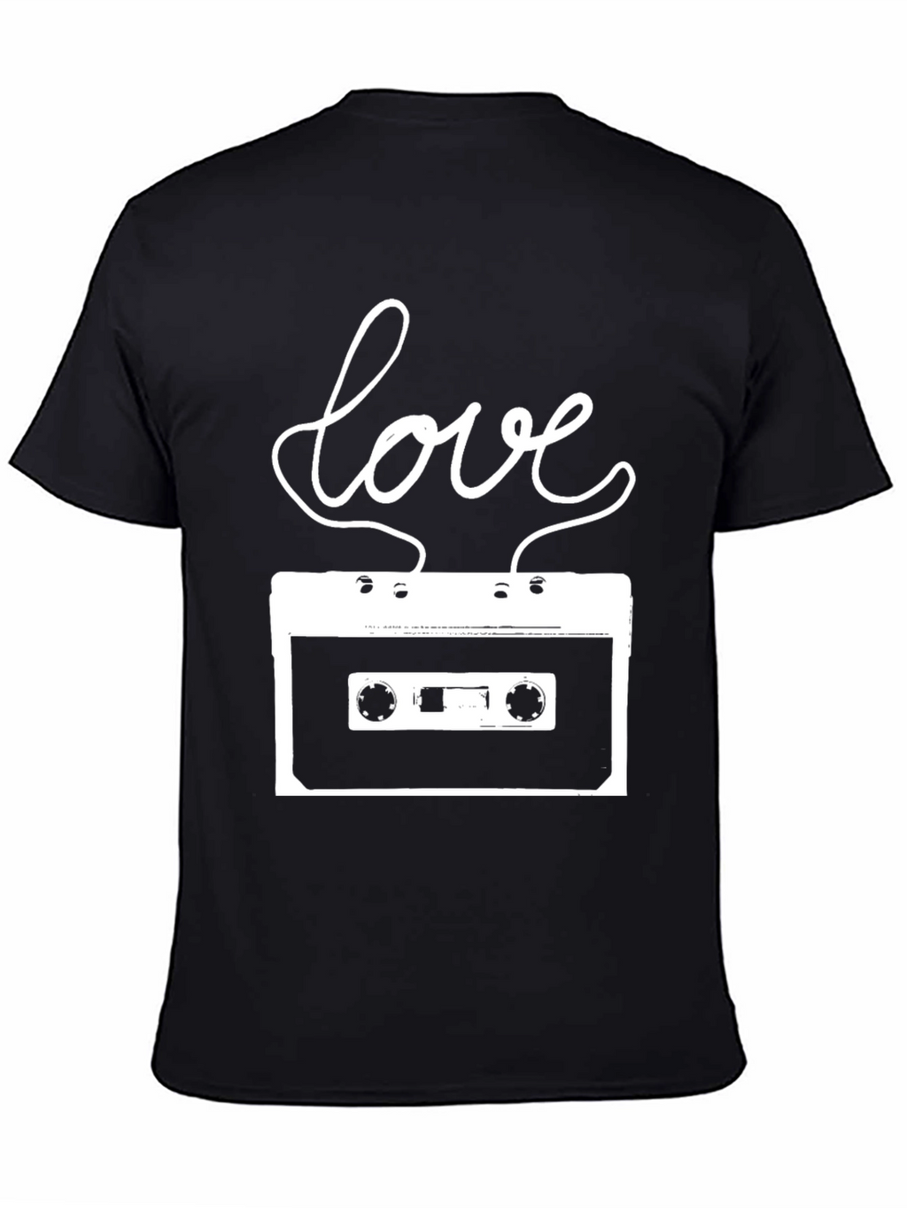 Retro Love Tape T-Shirt - Music Lover Tee