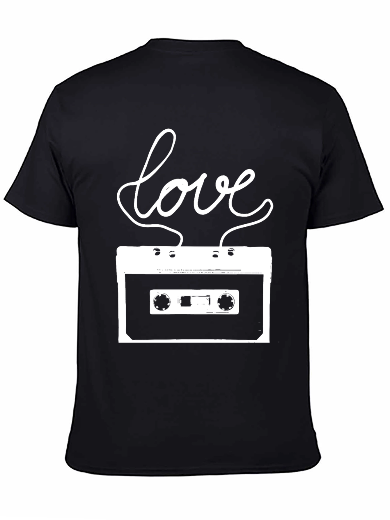 Retro Love Tape T-Shirt - Music Lover Tee