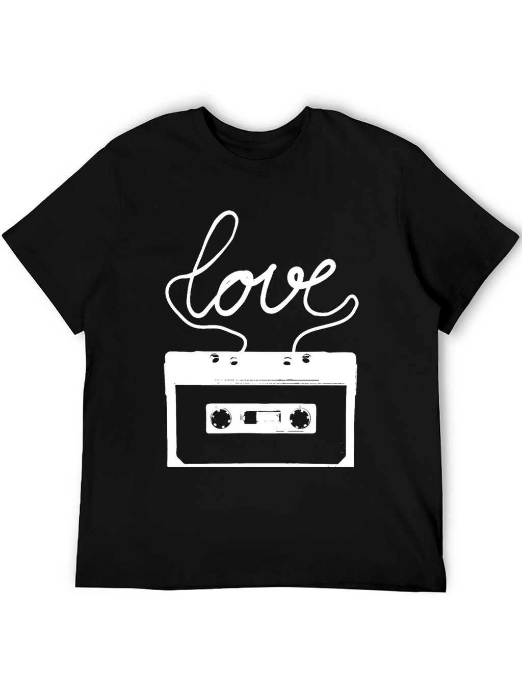 Retro Love Tape T-Shirt - Music Lover Tee