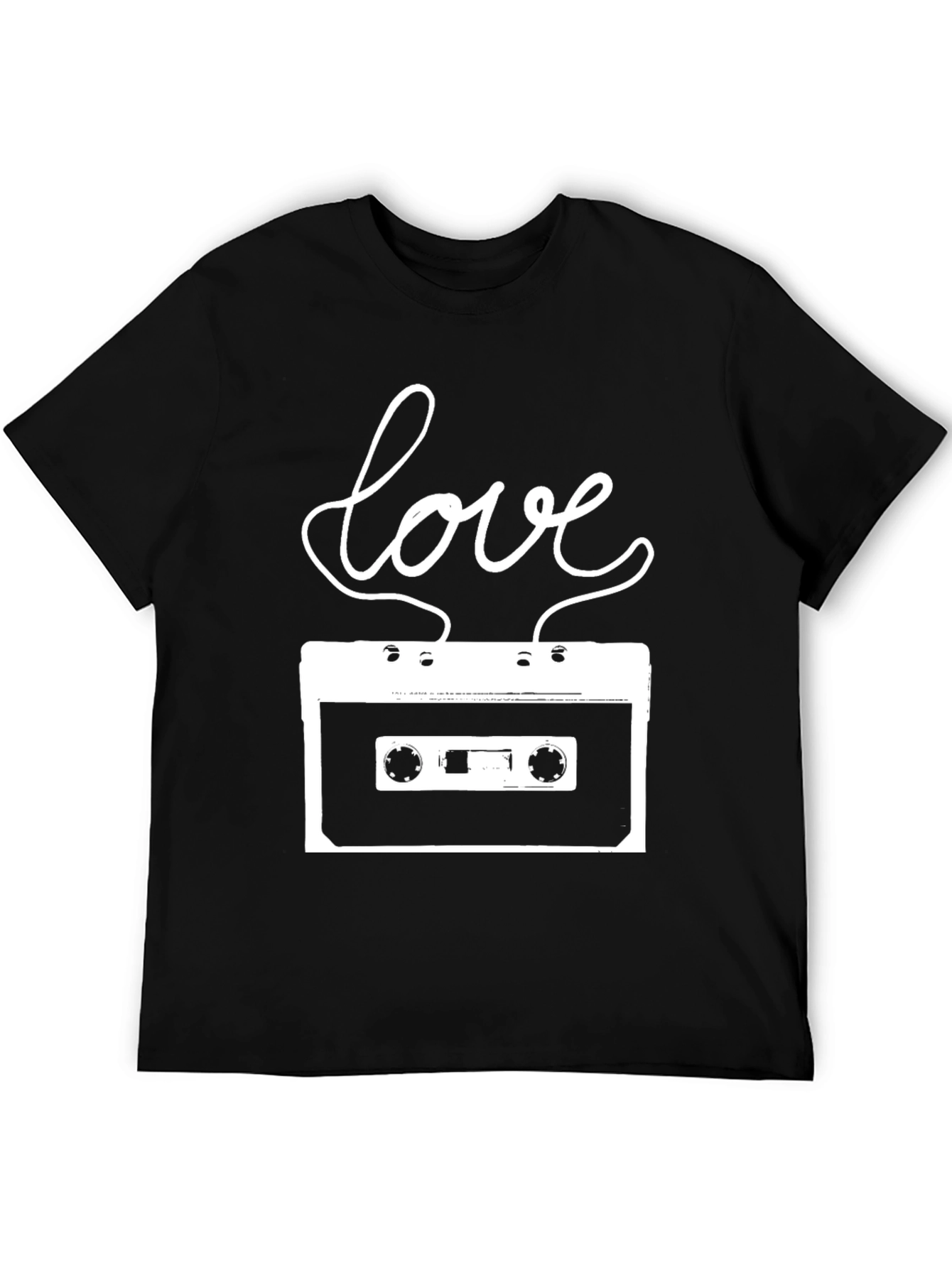 Retro Love Tape T-Shirt - Music Lover Tee