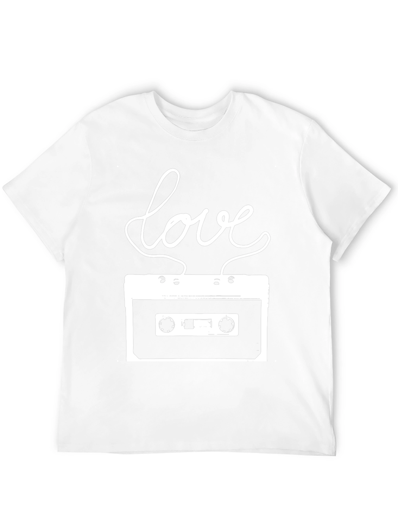 Retro Love Tape T-Shirt - Music Lover Tee