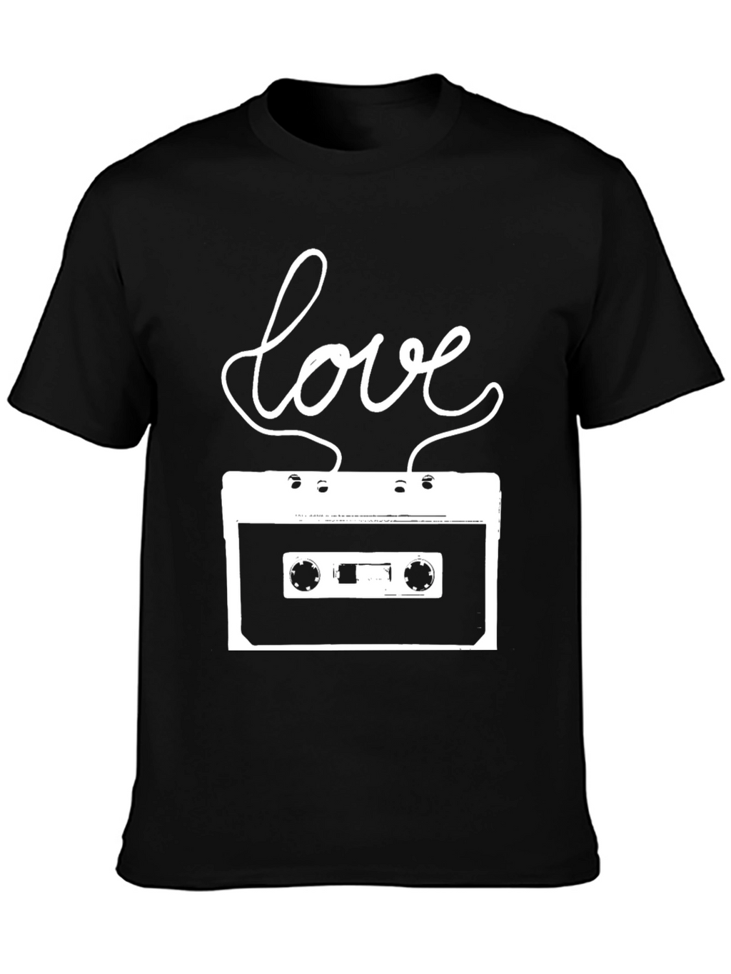 Retro Love Tape T-Shirt - Music Lover Tee