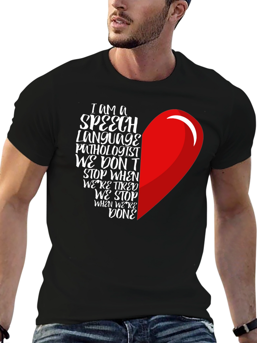 Speech Language Pathologist Heart T-Shirt