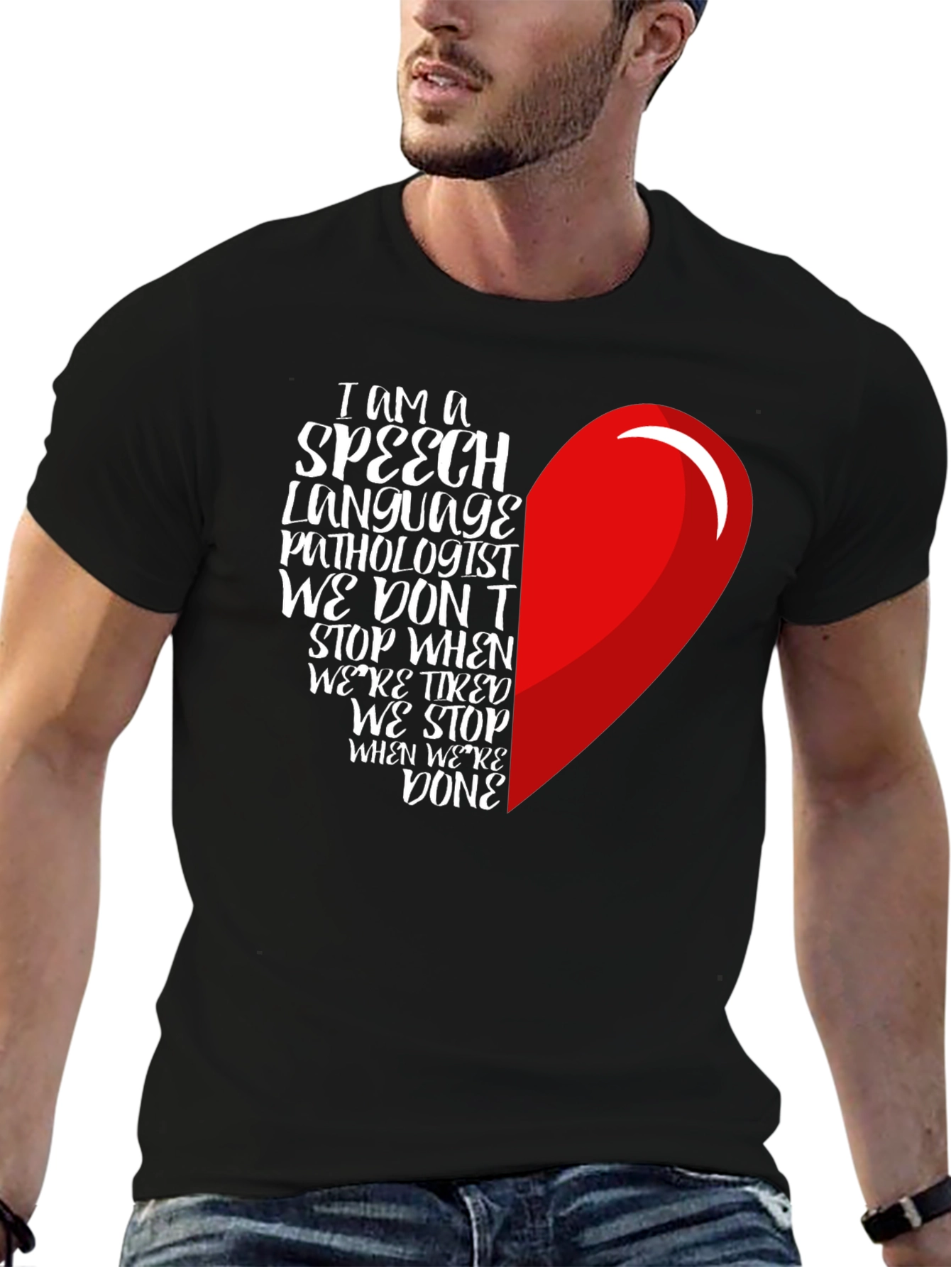 Speech Language Pathologist Heart T-Shirt
