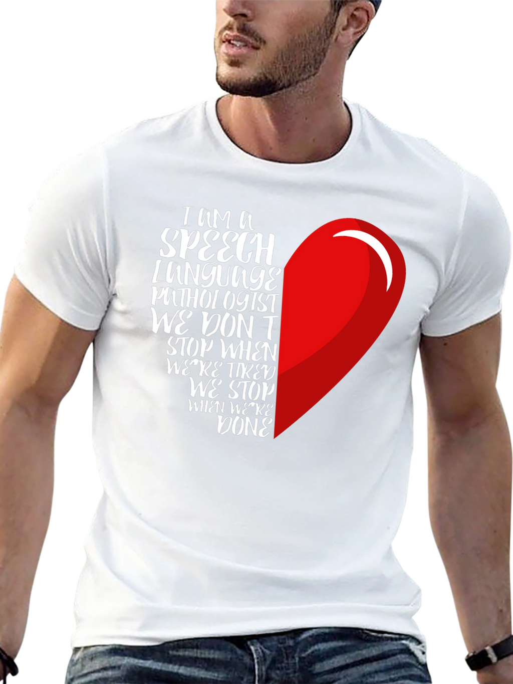 Speech Language Pathologist Heart T-Shirt