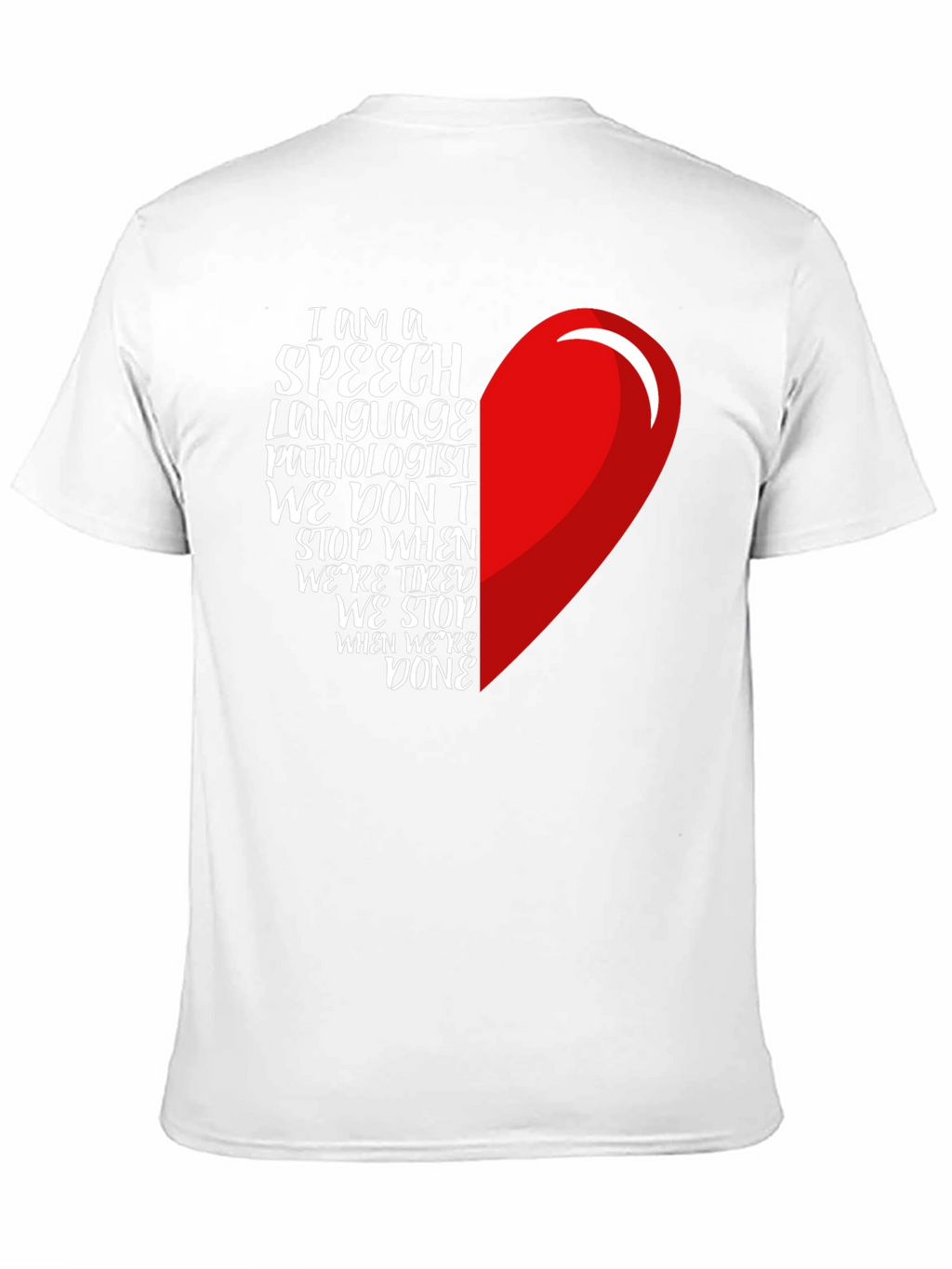 Speech Language Pathologist Heart T-Shirt