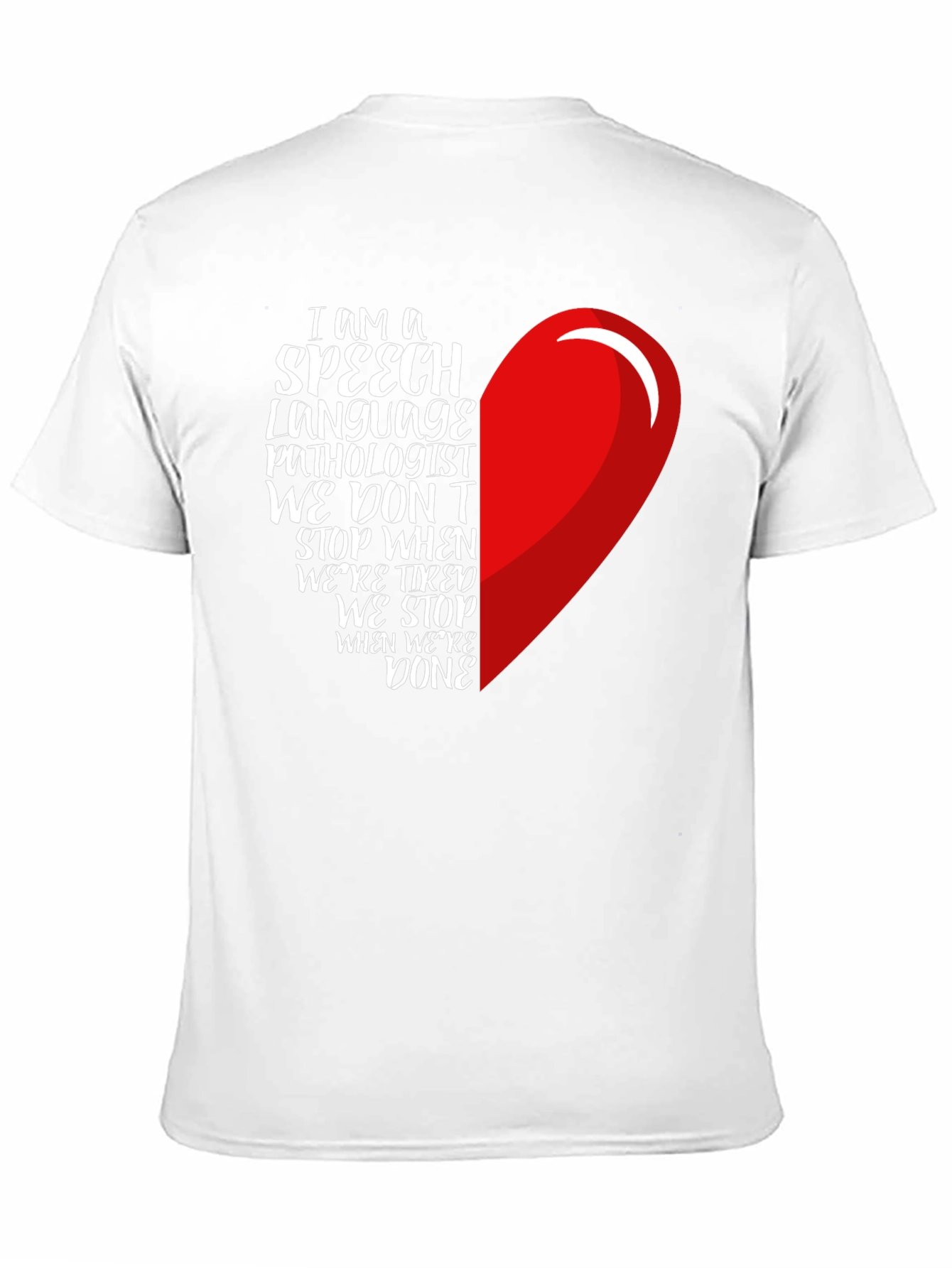 Speech Language Pathologist Heart T-Shirt