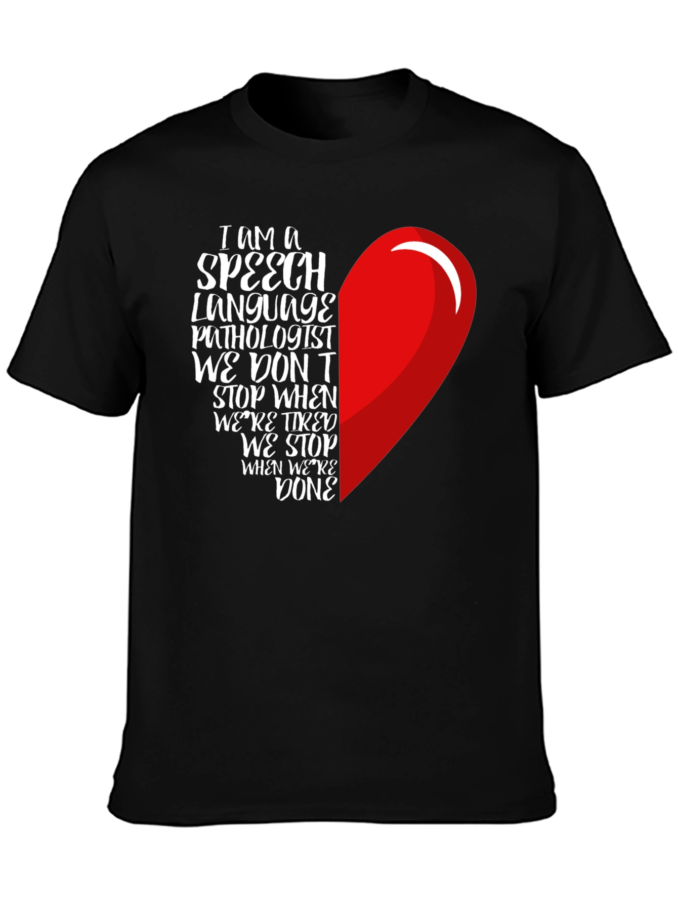 Speech Language Pathologist Heart T-Shirt