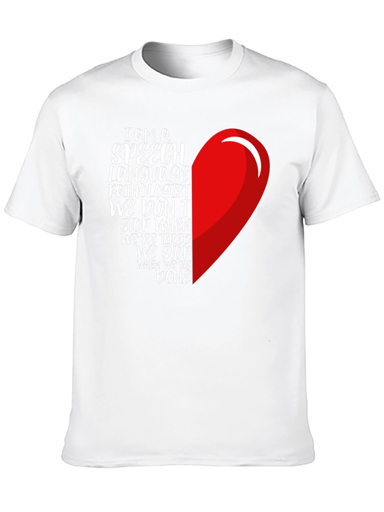 Speech Language Pathologist Heart T-Shirt